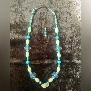 Quartz Pearl peyote stitch choker